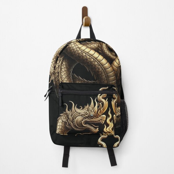 Item preview, Twin Golden Naga Embrace: Mythical Serpent Guardians designed and sold by thitimajarunrat.