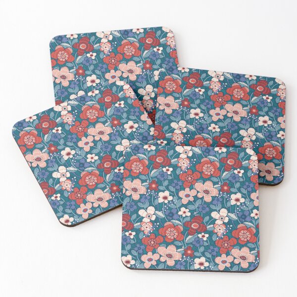 Item preview, Garden Tapestry - Poseidon Blue designed and sold by appleyards.
