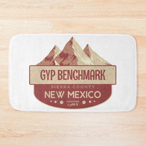 Item preview, Gyp Benchmark, Sierra County, New Mexico, Mountain Design designed and sold by Wanderful-roads.