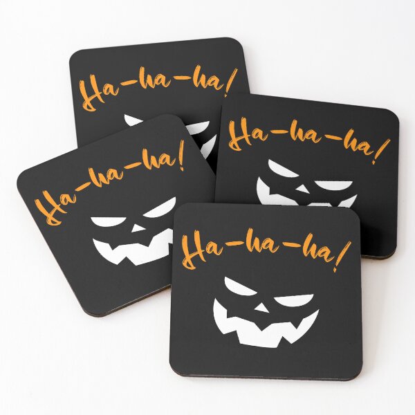 Item preview, Laughing Pumpkin – Ha-Ha-Ha Halloween Face Design designed and sold by downUnderInk.