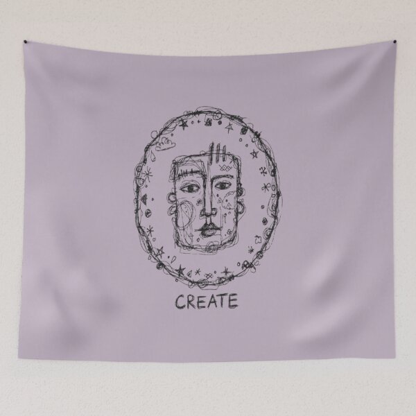 Item preview, Create Hand Drawn Doodle Circle Art Tee designed and sold by FunkyPatakha.