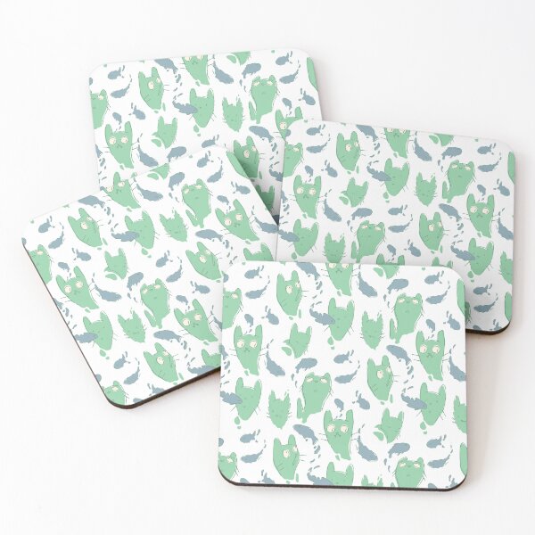 Item preview, Cat dreams. Cute anxious cat dreaming of fish designed and sold by cloverimprint.