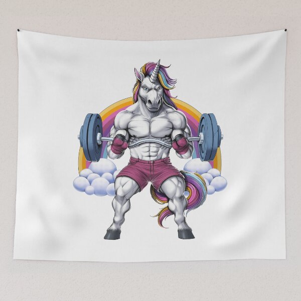 Item preview, Unicorn Fitness Gym Workout designed and sold by underheaven.