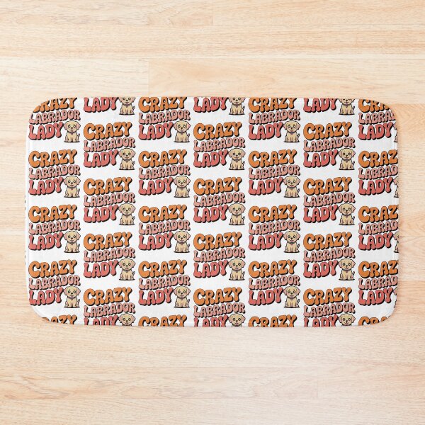 Item preview, Crazy Labrador Retriever Lady designed and sold by graphic-genie.