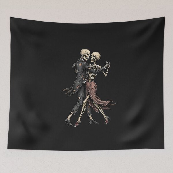 Item preview, Skeleton Dancing Tango Halloween Costume Spooky Skull Gothic  designed and sold by alenaz.
