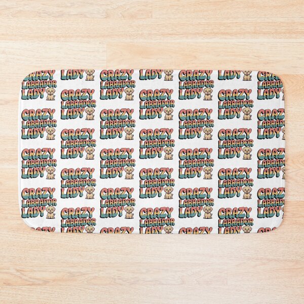 Item preview, Crazy Labrador Retriever Lady designed and sold by graphic-genie.