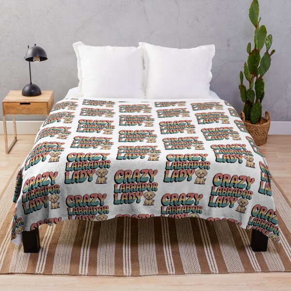 Item preview, Crazy Labrador Retriever Lady designed and sold by graphic-genie.