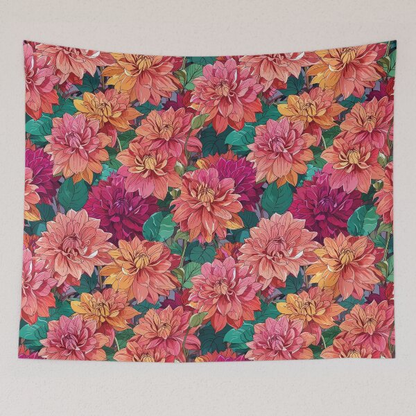 Item preview, Mixed Dahlias designed and sold by CoolPixels.