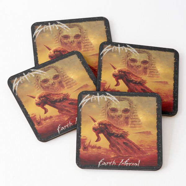Item preview, Satan Nwobhm - Álbum Earth Infernal 2022 designed and sold by EmiliChartier.
