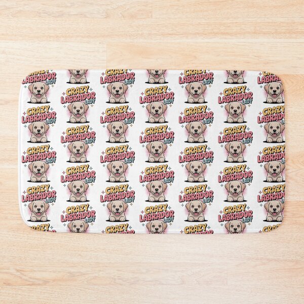 Item preview, Crazy Labrador Retriever Lady designed and sold by graphic-genie.