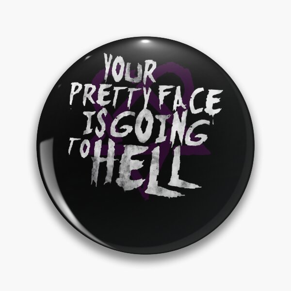 Item preview, Him band your pretty face is going to hell heartagram him  designed and sold by LanceNewman.