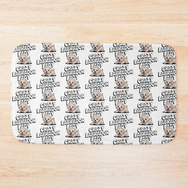 Item preview, Crazy Labrador Retriever Lady designed and sold by graphic-genie.