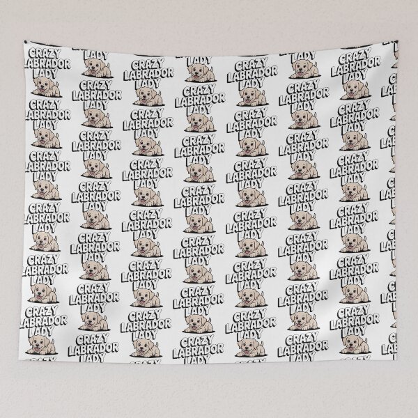 Item preview, Crazy Labrador Retriever Lady designed and sold by graphic-genie.