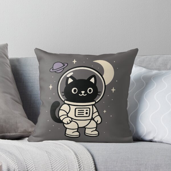 Item preview, Space Explorer Cat – Cute Astronaut Kitty Design designed and sold by RetroPawsDesign.