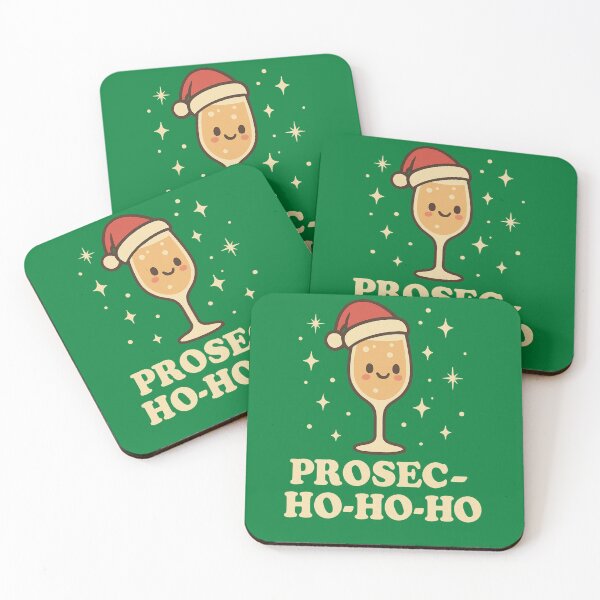 Item preview, Prosec-Ho-Ho-Ho – Funny Christmas Prosecco Pun designed and sold by BloomKind.