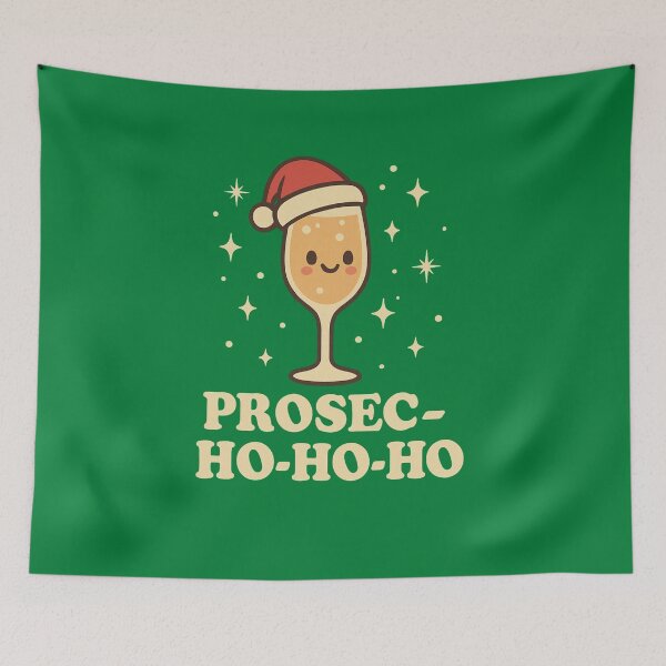 Item preview, Prosec-Ho-Ho-Ho – Funny Christmas Prosecco Pun designed and sold by BloomKind.