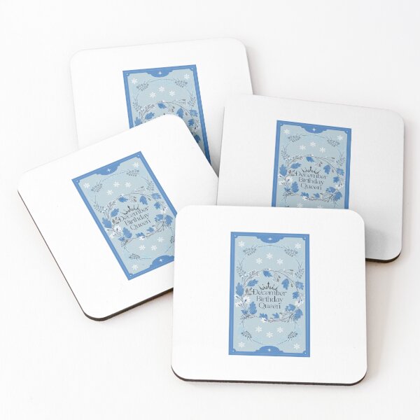 Item preview, December Birthday Queen Winter Zodiac Tarot Card Design designed and sold by luckyhue.
