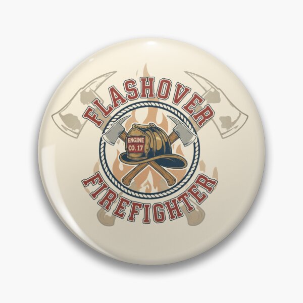 Item preview, flashover firefighter retro style classic tshirt designed and sold by anandsiva2703.