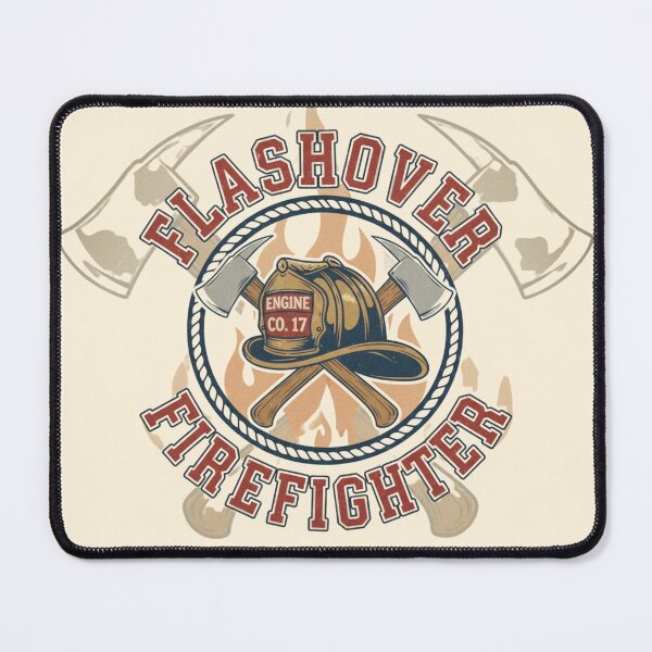 Item preview, flashover firefighter retro style classic tshirt designed and sold by anandsiva2703.