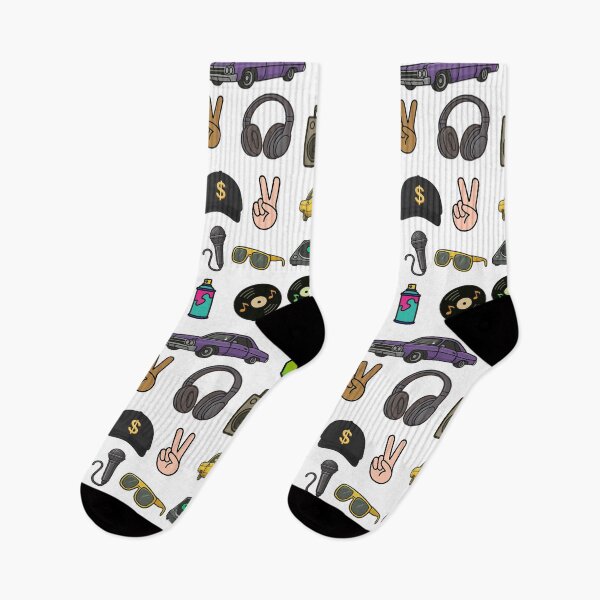 Item preview, Retro Hip Hop Pattern  – 90s Street Style Aesthetic designed and sold by Vibe Check Central.
