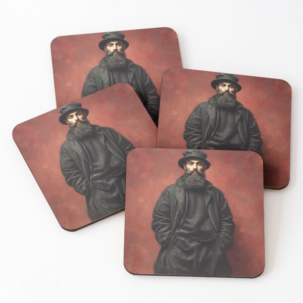 Item preview, Caravaggio Style Street Portrait – Baroque Chiaroscuro Meets Modern Fashion Art designed and sold by ChibiKolossus.