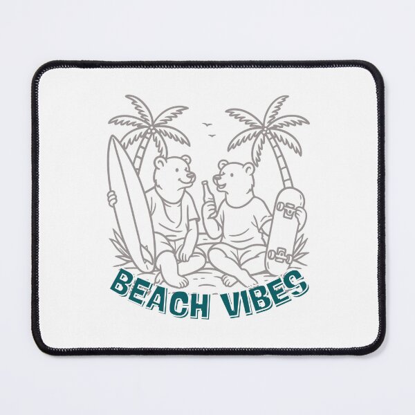 Item preview, Beach Vibes Bear Friends designed and sold by Orange Tropics.