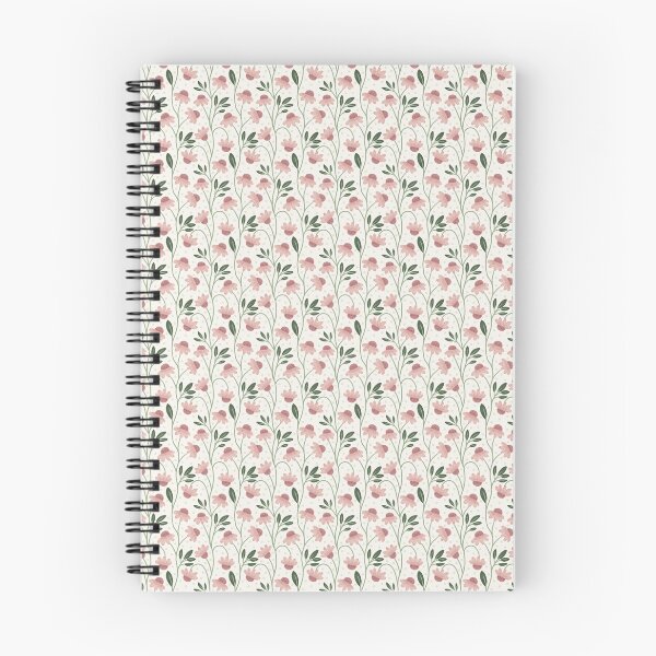 Item preview, Equináceas rosadas suaves sobre crema: estampado floral botánico de estilo cottagecore designed and sold by StudioMeggi.
