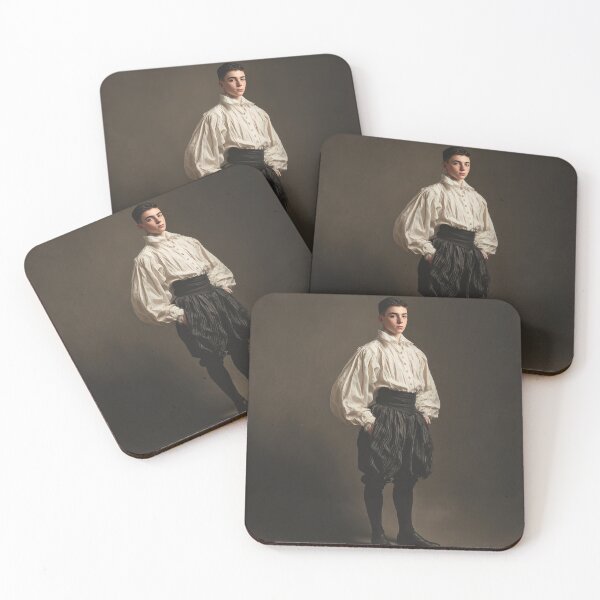 Item preview, Caravaggio Style Street Portrait – Baroque Chiaroscuro Meets Modern Fashion Art designed and sold by ChibiKolossus.