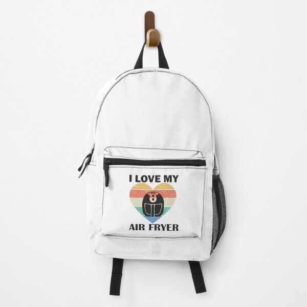 Item preview, I Love My Air Fryer – Cute Striped Heart Air Fryer Design designed and sold by EmeraldeaArt.
