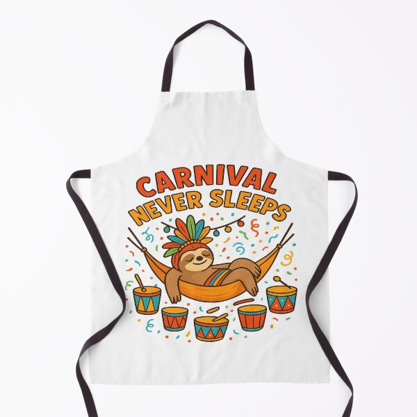 Item preview, Carnival Never Sleeps – Funny Brazilian Rio de Janeiro Design designed and sold by Globalcitytees.