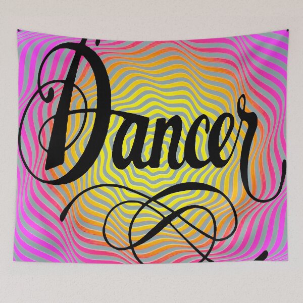 Item preview, Dancer Text Graphic designed and sold by ViaARTfactory.