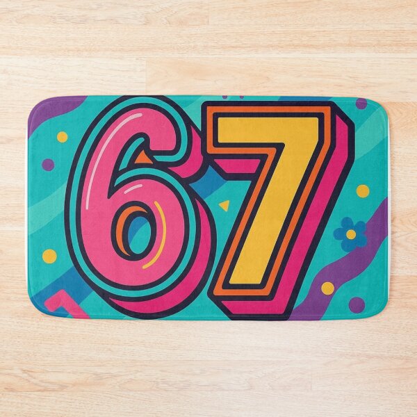 Item preview, 67 meme six seven numbers combination designed and sold by darky72.