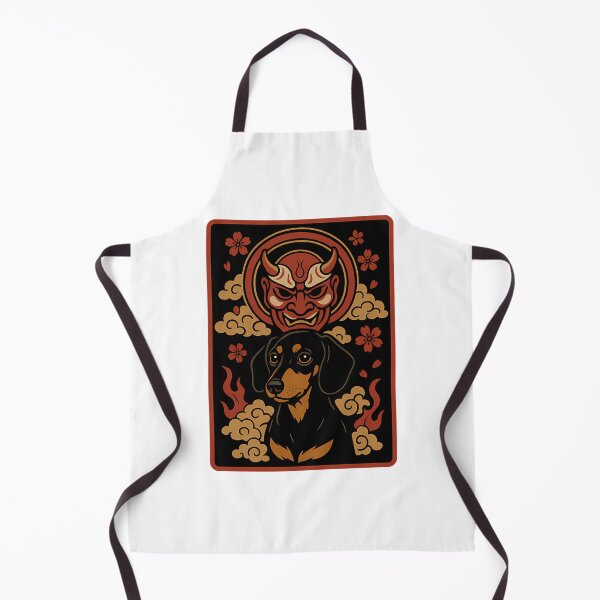 Item preview, Dachshund Oni Mask designed and sold by roslexfulsia.