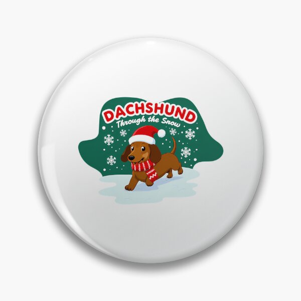 Item preview, Dachshund Through The Snow designed and sold by roslexfulsia.