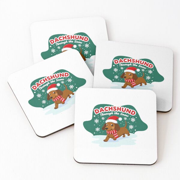 Item preview, Dachshund Through The Snow designed and sold by roslexfulsia.