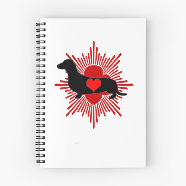 Item preview, Dachshund Lovers Tee Red And Black designed and sold by roslexfulsia.
