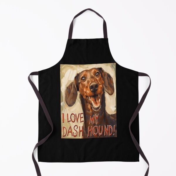 Item preview, I Love My Dash Hound designed and sold by roslexfulsia.