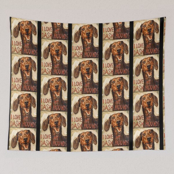 Item preview, I Love My Dash Hound designed and sold by roslexfulsia.