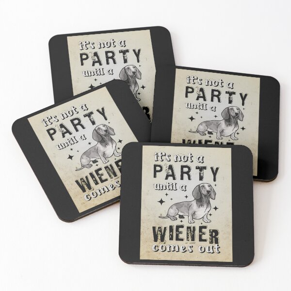 Item preview,  Dachshund Dog Wiener Party Funny designed and sold by roslexfulsia.