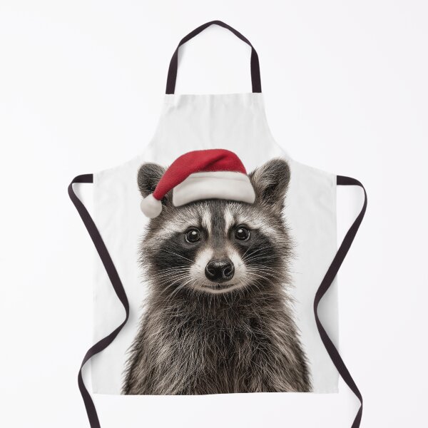 Item preview, Mapache con gorro navideño – Diseño navideño de mapache designed and sold by LazyOwlStore.