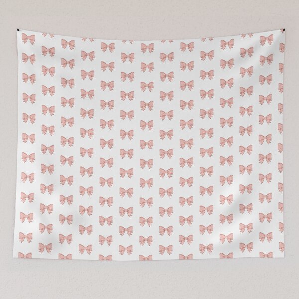 Item preview, Light Pink Polka Dot Bow | Cute Kawaii Aesthetic Ribbon Design designed and sold by PinFlick.