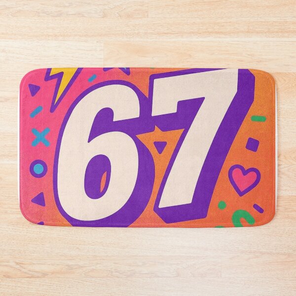 Item preview, 67 meme six seven numbers combination no. 02 designed and sold by darky72.