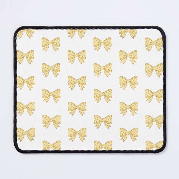 Item preview, Yellow Bow With Flowers| Cute Kawaii Aesthetic Ribbon Design designed and sold by PinFlick.