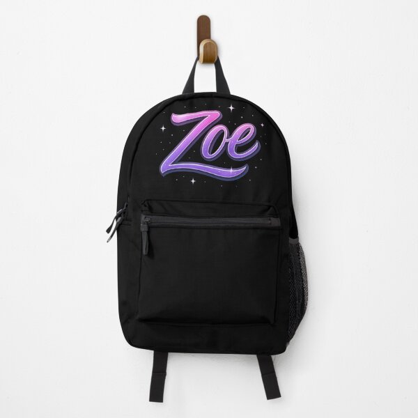 Item preview, Zoe Name Design – 3D Metallic Pink & Purple Gradient Typography with Sparkles for Stickers, Apparel & Gifts designed and sold by DailyVibesCo.