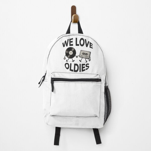 Item preview, We Love Oldies – Retro Vinyl & Cassette Design designed and sold by CleanQuotes.