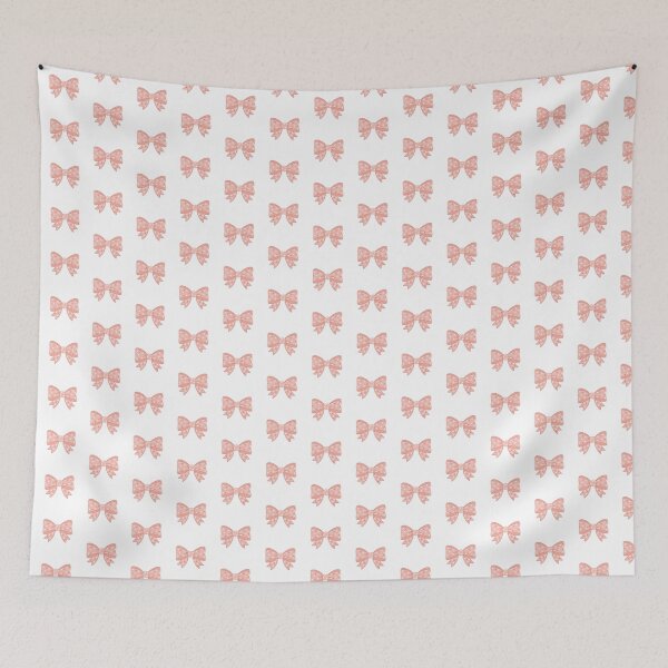 Item preview, Light Pink Polka Dot Bow | Cute Kawaii Aesthetic Ribbon Design designed and sold by PinFlick.