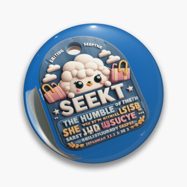 Item preview, Zephaniah 2:3 Bible Verse Label – Seek the Lord with Humility and Justice, designed and sold by PaintMeWorld.