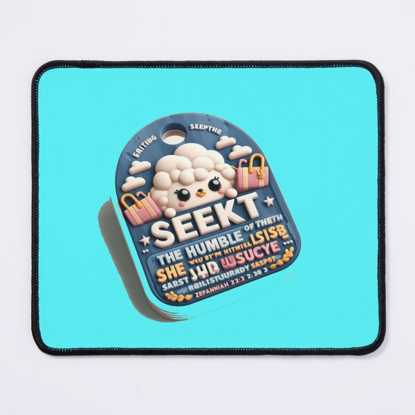 Item preview, Zephaniah 2:3 Bible Verse Label – Seek the Lord with Humility and Justice, designed and sold by PaintMeWorld.