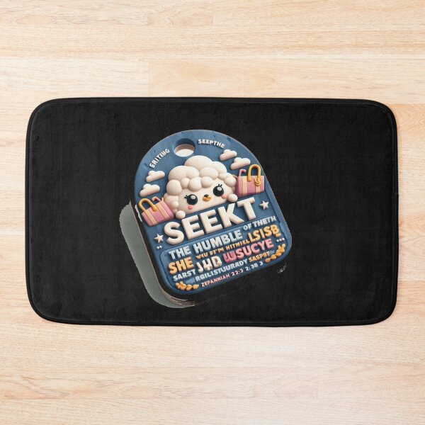Item preview, Zephaniah 2:3 Bible Verse Label – Seek the Lord with Humility and Justice, designed and sold by PaintMeWorld.