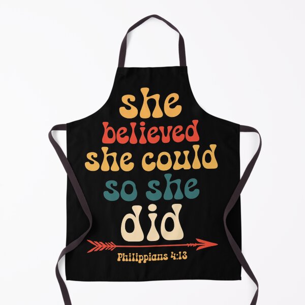 Item preview, She Believed She Could So She Did Bible Verse Quote designed and sold by OgeidAial479.